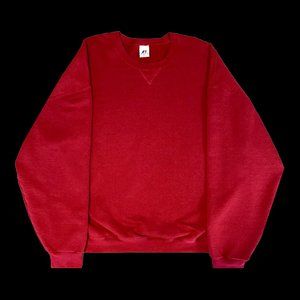 Vintage Red Russell Crewneck Sweatshirt